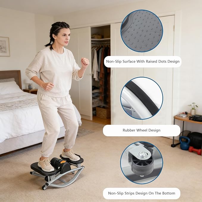 Rock Stepper Step Side-to-Side Lateral Rocking Fitness Stepper - Image 4