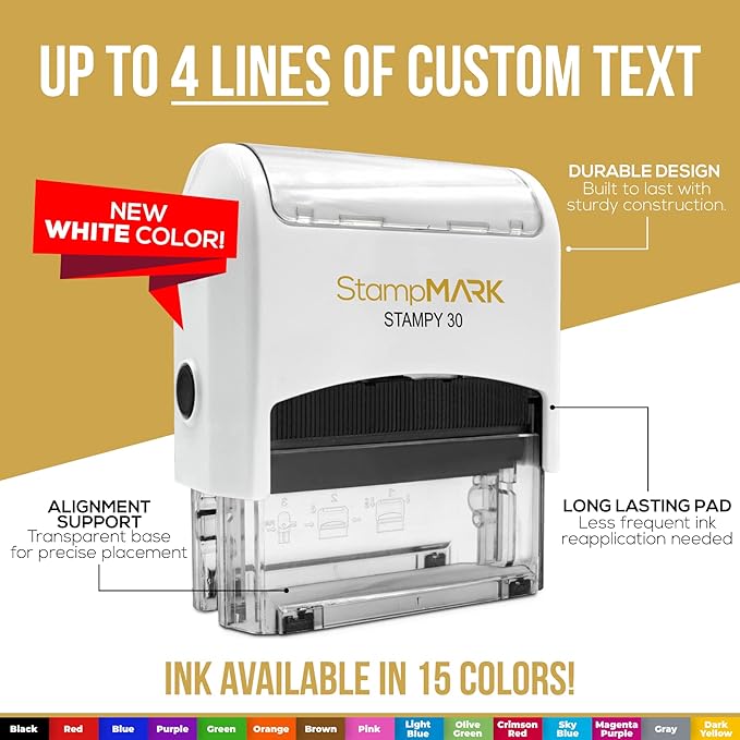 for Deposit Only Customized Office Self Inking Stamp - Image 2
