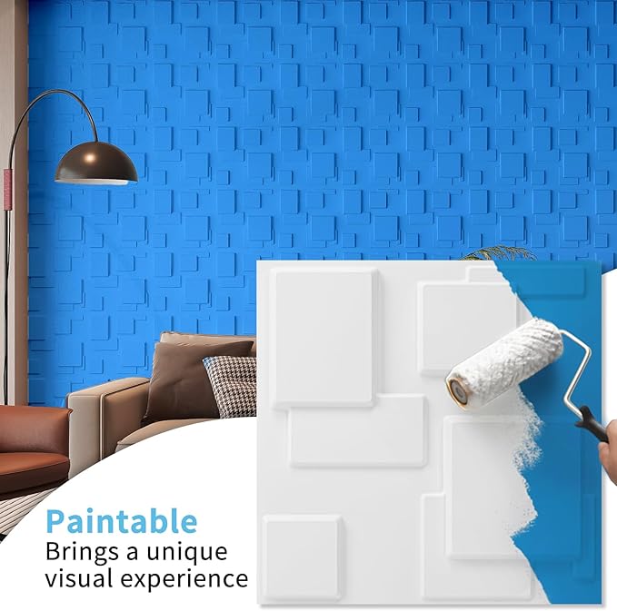 Art3d 20 Pack Decorative 3D Wall Panels, 19 Sq.Feet PVC Interior Wall Décor - Image 3