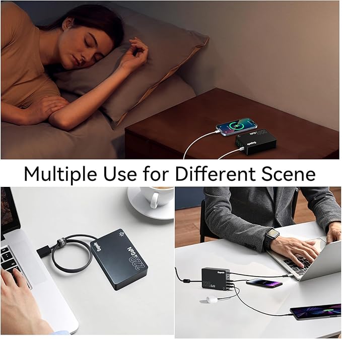 220W USB C Charger Block, 6-Port GaN USB C Charging Station PD 100W PC Laptop - Image 5