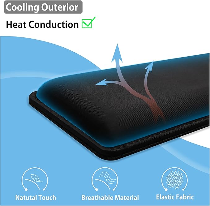 Faluber Cooling Gel Wrist Rest, 12.5-inch Length - Image 6