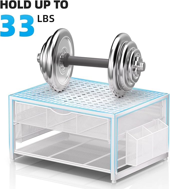 Marbrasse Metal Printer Stand for Desk - Image 6