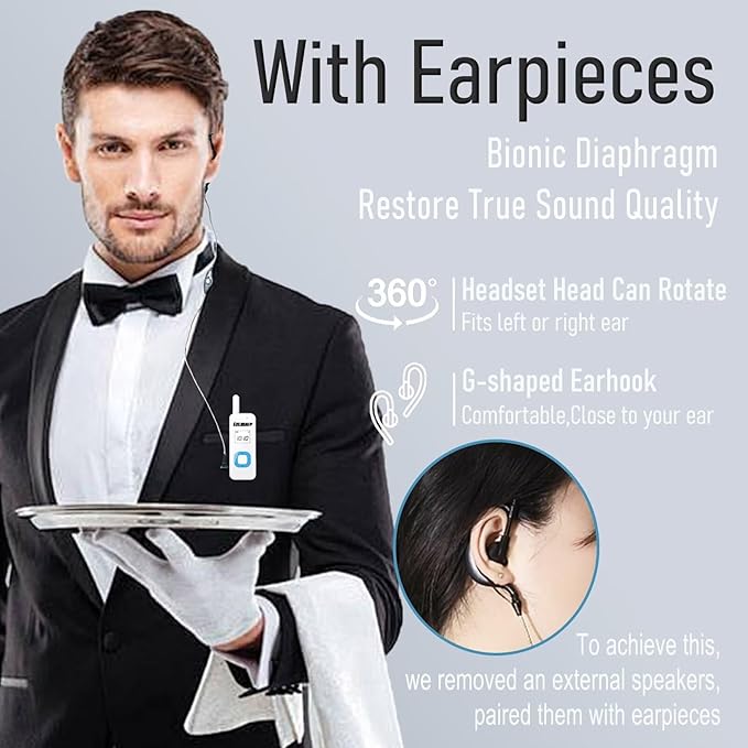 ELIDAIP T-M1 Super Mini Walkie Talkies - Image 3