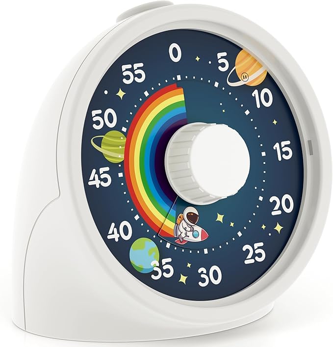 BellMan Visual Timer with Pause Button, 60 Minute Countdown Rainbow Timer by Unknown