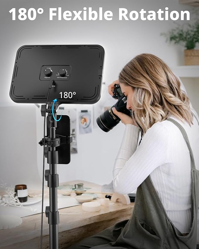 UBeesize LED Video Light Kit, Photography Lighting, Podcast Lighting - Image 4