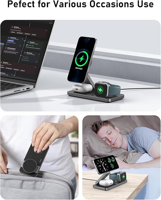VBA 3 in 1 Wireless Charging Station - Image 2