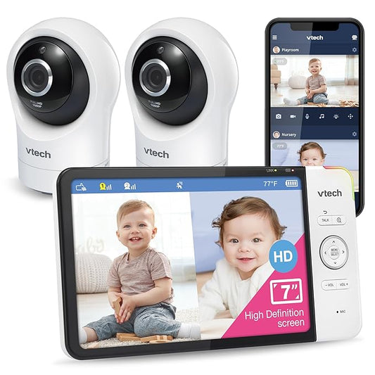 VTech RM7764-2HD Smart WiFi Baby Monitor by VTechBabyMonitors