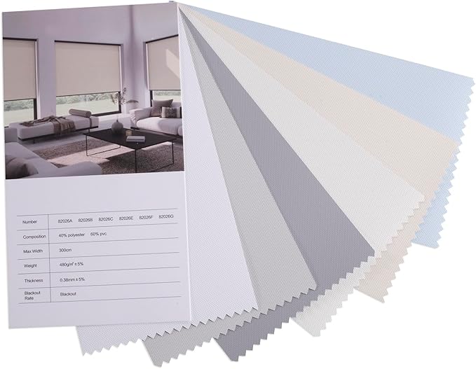 Zshine Motorized Blackout Window Blinds Customize Width Remote Control Wireless - Image 3