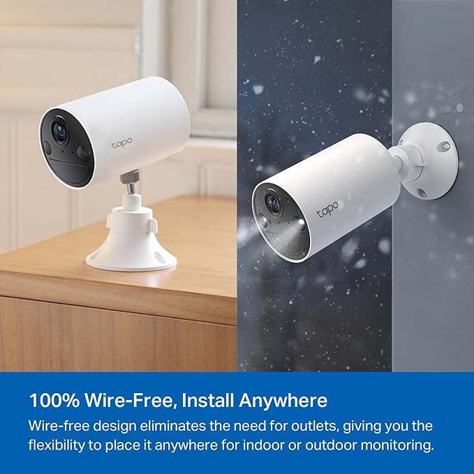 TP-Link  Wireless Outdoor Security Camera, Free Person Detection - Image 3