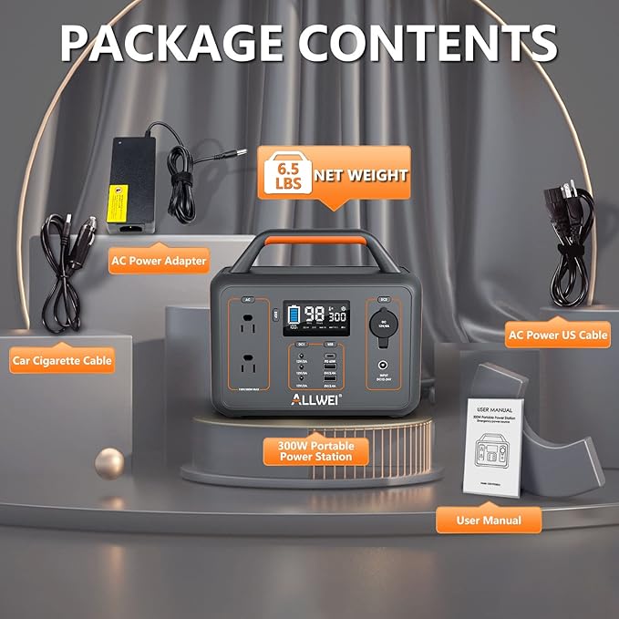 ALLWEI 300W Solar Generator - Image 9
