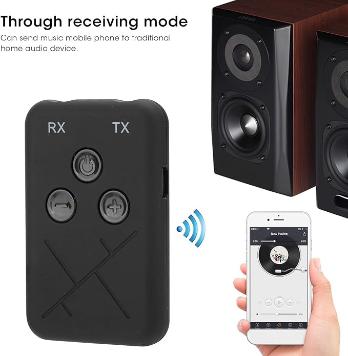 Jectse Transmitter Receiver 2 in 1 Wireless Home Audio Assist 3.5mm Device - Image 3