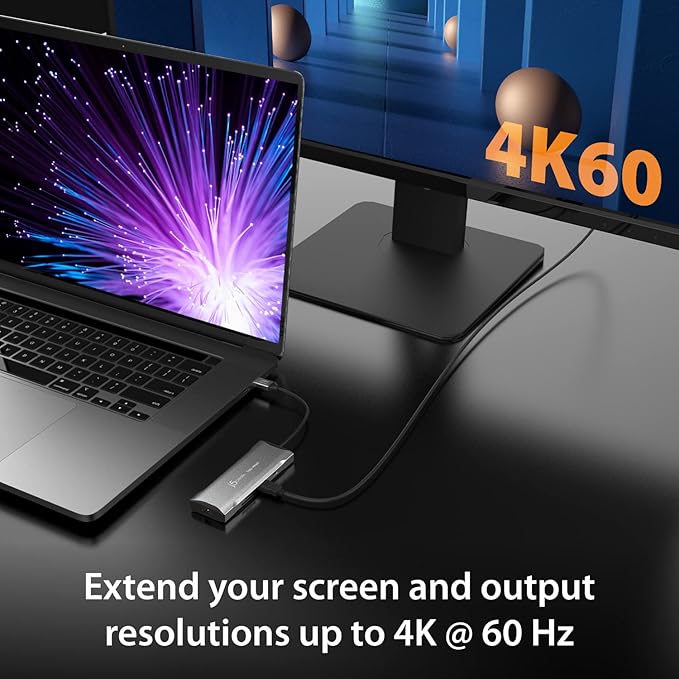 j5create Laptop Docking Station, 4K60Hz HDMI, USB-C 10Gbps, 2 USB-A 10Gbps - Image 3