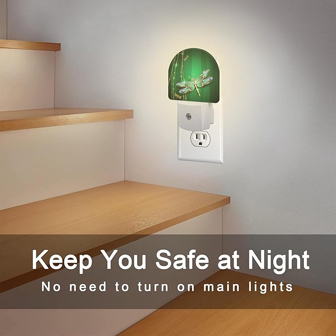 sndheke Green Jewel Dragonfly Night Light - Image 6