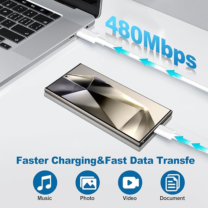 Super Fast Chargers for Samsung S25 Ultra, 25W Type C Charger Fast Charging - Image 6