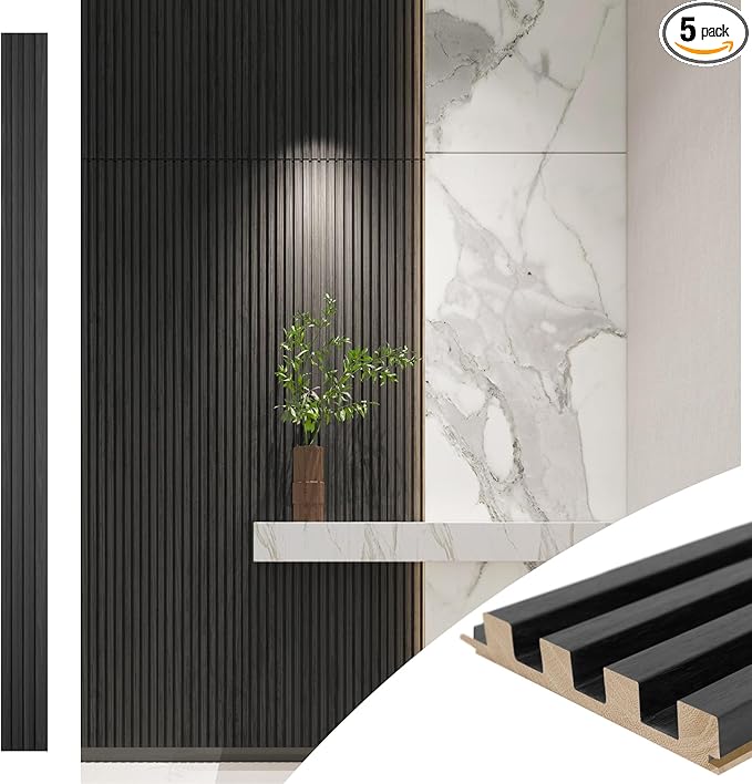 Art3d Slat Wood Wall Paneling for Interior and Ceiling Decoration by Art3d