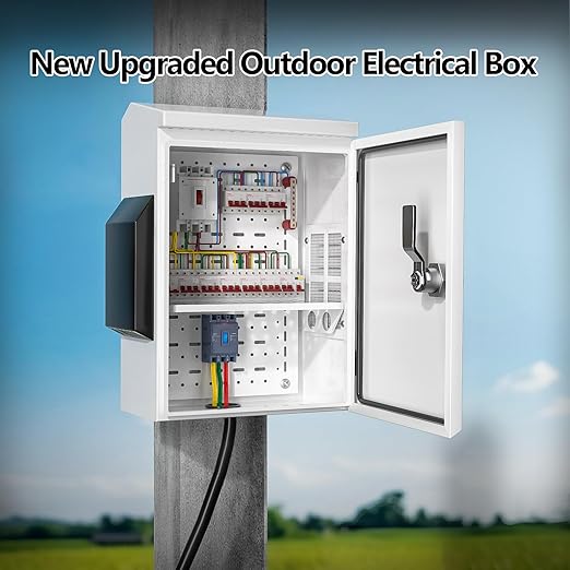 Outdoor Electrical Box, Cold-Rolled Steel Plate, Aluminum Alloy Back Beam - Image 6