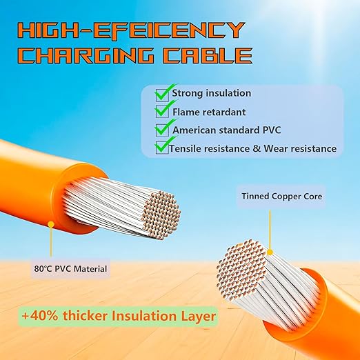 iHaospace XT60 to Solar Connector Cable 10FT/16.4FT/25FT 12AWG, XT60 Extension - Image 5