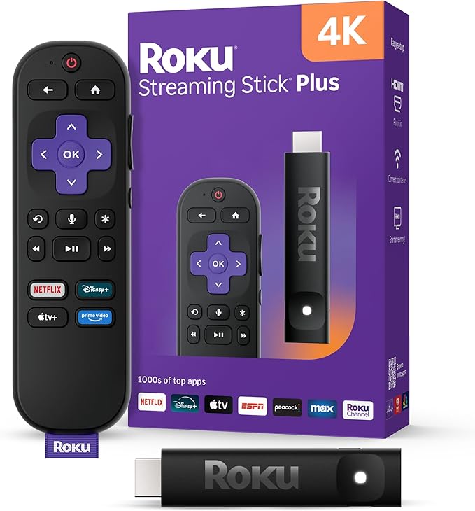 Roku Streaming Stick Plus 2025 by Roku