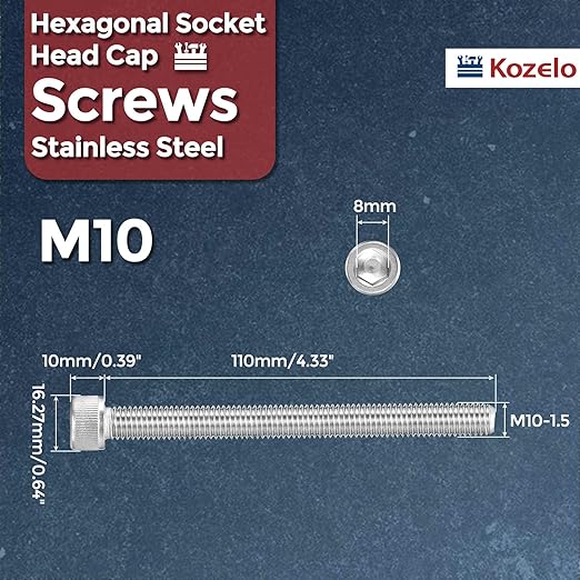 Kozelo 2pcs Socket Head Cap Screws - Image 2