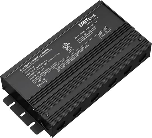 EMITEVER Dimmable Led Driver, 600W AC 110V-277V to DC 24V Transformer, 5-in-1 by EMITEVER