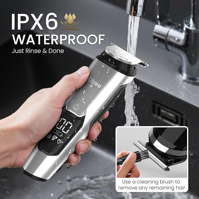Ufree 3-in-1 Beard Trimmer Kit, Men's Electric Shaver Razor - Image 7