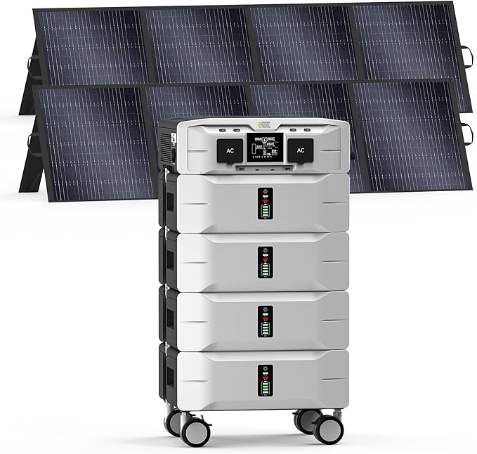 IEE SP5000 Solar Generator 5000W, 10.24kWh Power Station by EnerVikSolargeneratorforhomeuse
