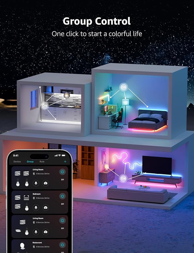 Lepro S1 AI LED Strip Lights for Bedroom - Image 8