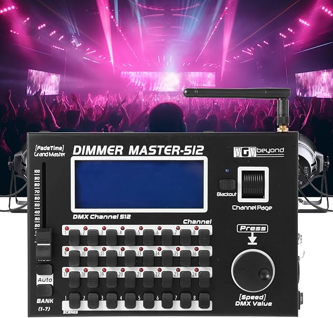Ygybeyond Wireless DMX Controller, DMX512 Controller, 512Channel, Stage - Image 7