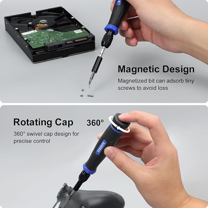 STREBITO Precision Screwdriver Set 153 in 1 Small Magnetic Screwdriver Set - Image 3