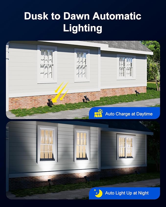 FALOVE Solar Spot Lights Outdoor Waterproof - Image 7