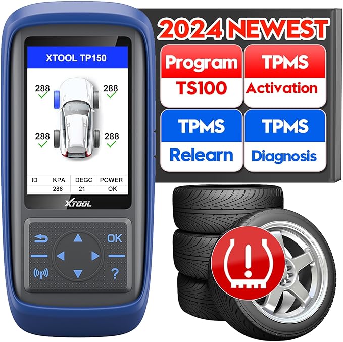 XTOOL TP150 TPMS Programming Tool, 2026 TPMS Relearn Tool, Activate/Relearn All by XTOOL