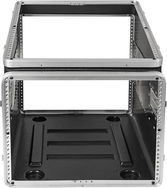 Sound Town Lightweight and Compact 8U ATA ABS Rack Case, - Image 4