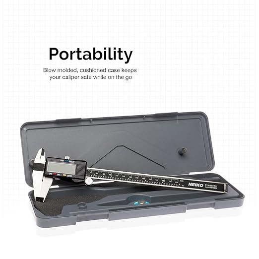 NEIKO 01408A 8” Electronic Digital Caliper Extra Large Display | 0-8 Inches | - Image 6