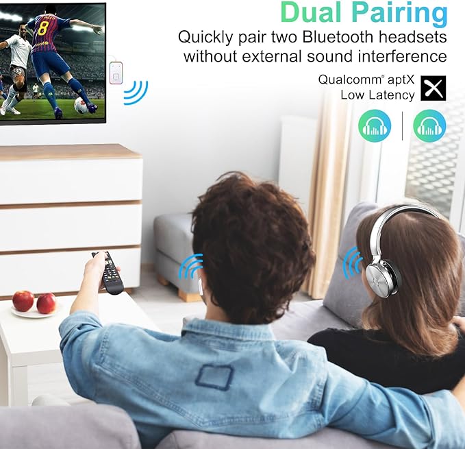 Beeitzie Bluetooth Transmitter for Airplane, - Image 4