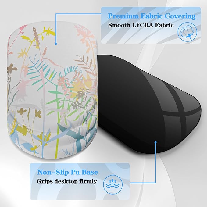 Mouse Pad Wrist Wrist Rest, Comfortable Memory Foam Wrist Rest, Non-Slip PU Base - Image 5