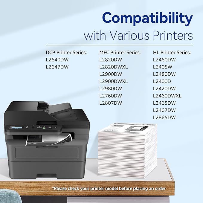 Valinkso TN830XL Toner for Brother Printer 4 Pack Compatible for Brother TN830 - Image 3