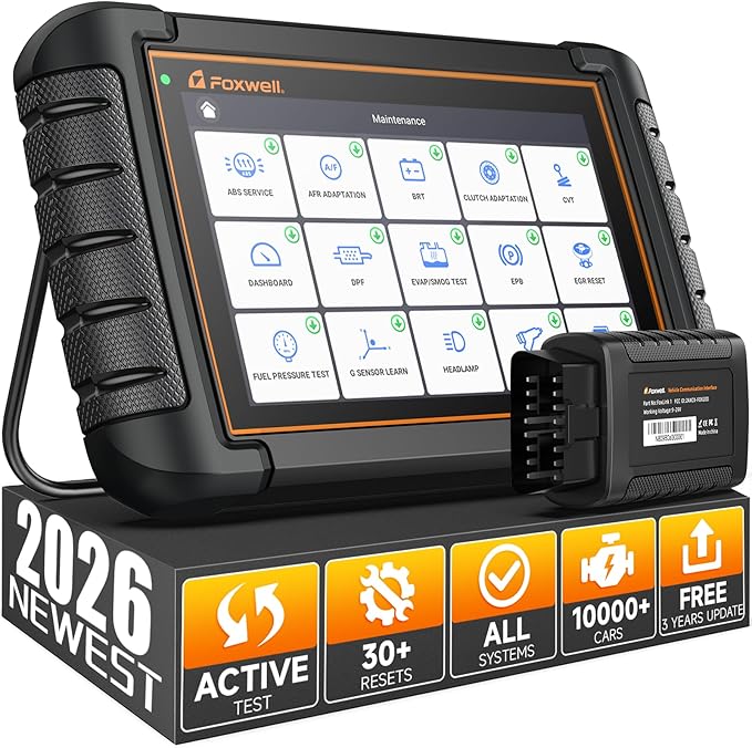 2026 FOXWELL Scanner NT809BT Wireless OBD2 Scanner Diagnostic Tool by FOXWELL