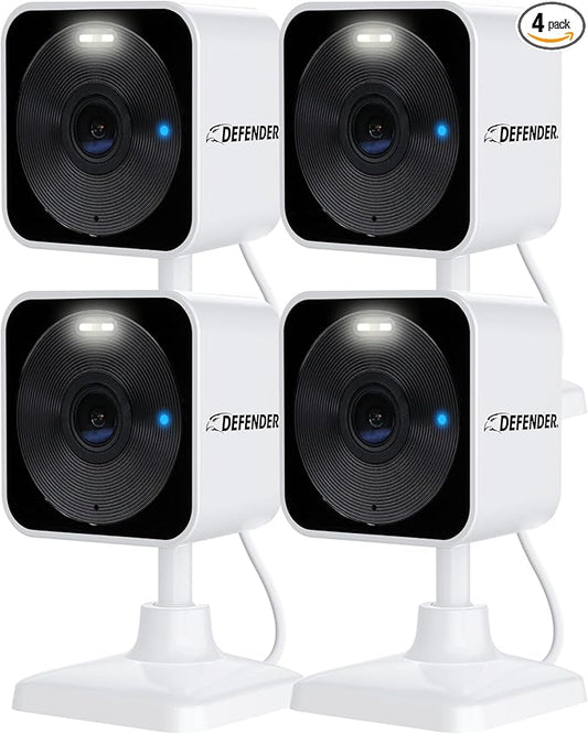 Defender GO 2K AI Powered WiFi Indoor/Outdoor Home, Baby Security Camera by Defender