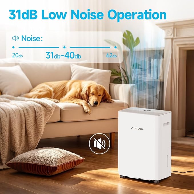 AIRVIP 34 Pints Dehumidifiers for Home - Image 2