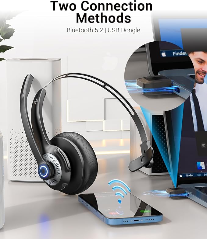 JIAMQISHI Bluetooth Wireless Headset - Image 2