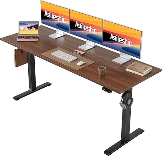 Agilestic Electric Standing Desk, 63 x 24 Inches Height Adjustable Desk by Agilestic