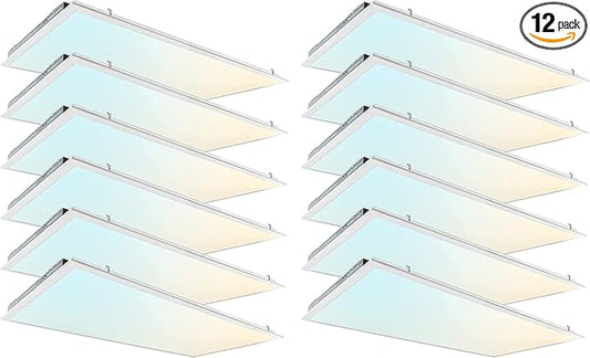 2x4 FT LED Light Flat Panel, 5 CCT 3K | 3.5k | 4K | 5K | 6.5K, Dimmable by LEDENERGYPLUS