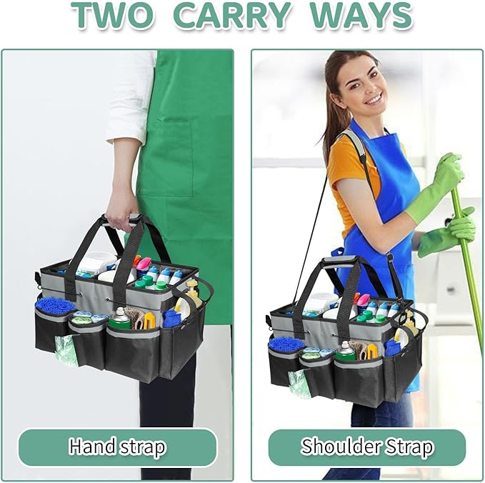Boczif Cleaning Caddy Bag Wearable, Supplies Organizer - Image 6
