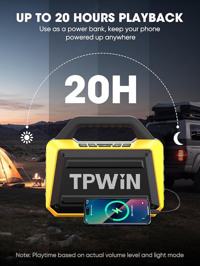 TPWIN Portable Bluetooth Speakers - Image 3