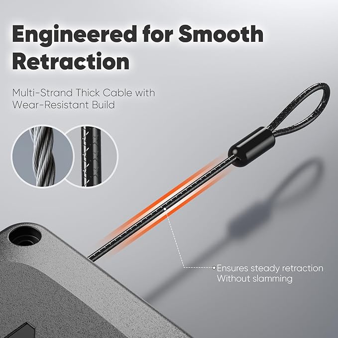 EKZ Retractable Automatic Door Closer – Fits Sliding Glass, Single & Double - Image 3