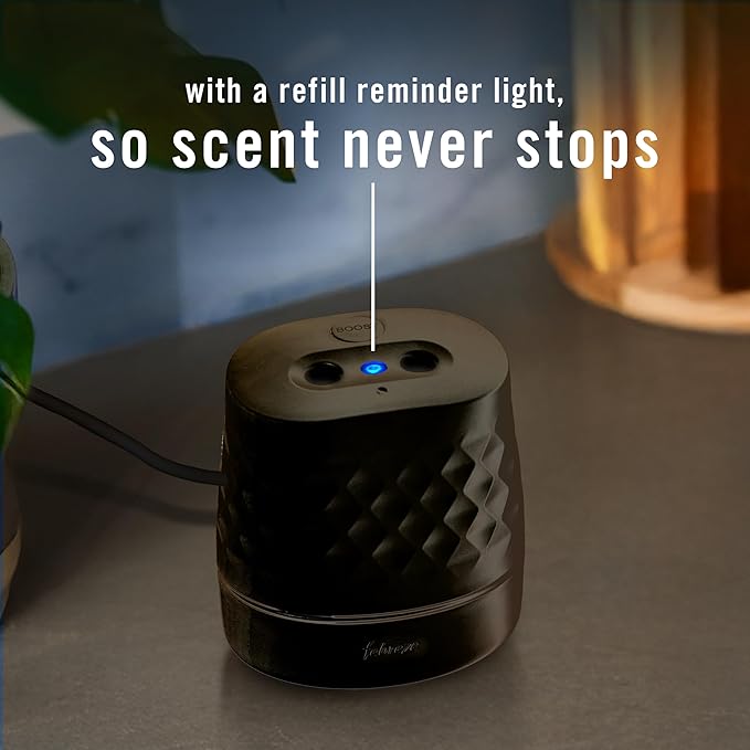 Febreze Plug Scent Booster in Black, Continuous Scent Device Oil Diffuser - Image 10