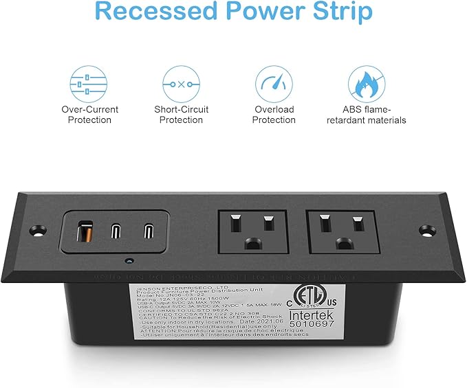 CCCEI Recessed Power Strip - Image 6