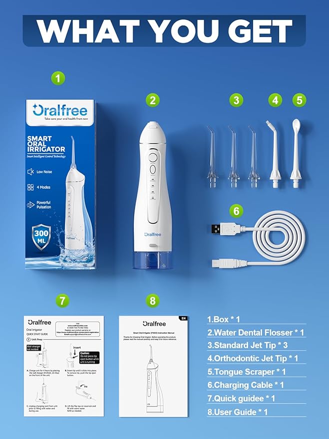Oralfree Water Dental Flosser Cordless - Image 9