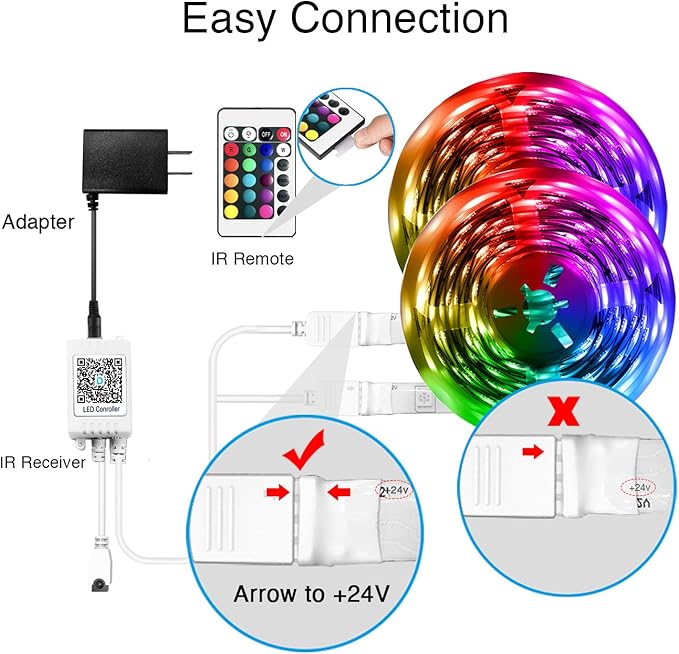 DAYBETTER Led Strip Lights 100 ft Smart - Image 3