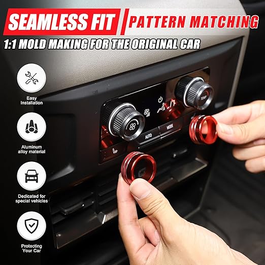 Air Conditioner Switch Control Button Knob Cover Compatible - Image 2